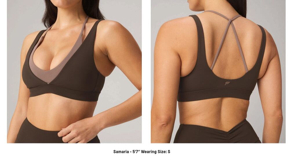 PureLuxe Double Layer Push-Up Low Impact Bra Size Medium